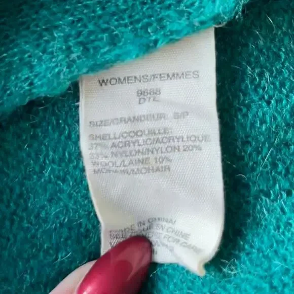 Woolrich Wool Blend Sweater Owl Crew Neck Knit - Picture 8 of 8